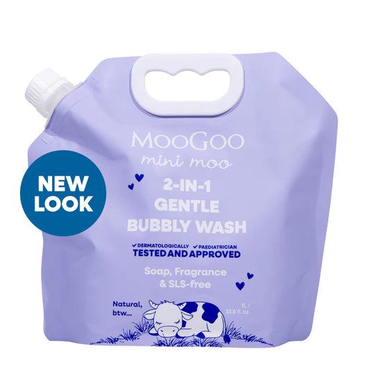MooGoo 2-in-1 Bubbly Wash - 1L Pouch
