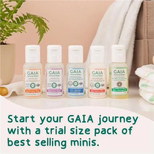 Gaia Natural Baby Starter Kit 5 x 50ml