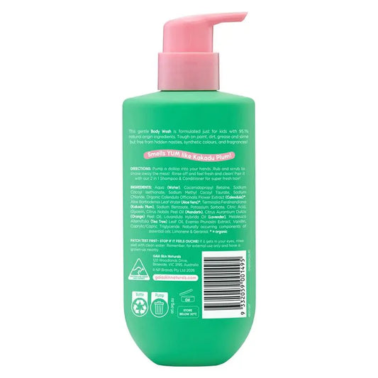Gaia Natural Kids Body Wash 350mL