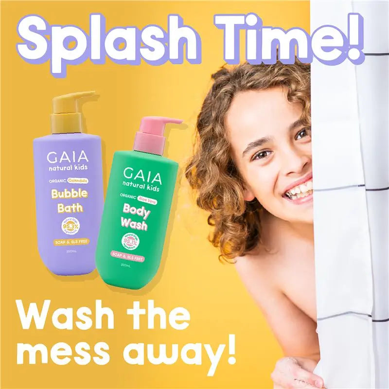 Gaia Natural Kids Body Wash 350mL
